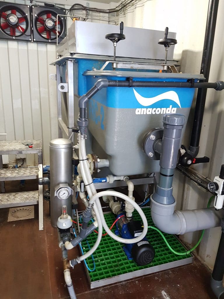 Une machine de traitement des eaux